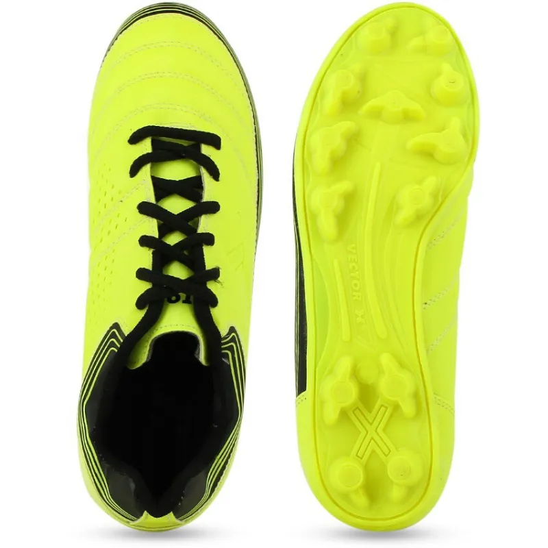 Vector X Football Shoes For Men, Green Black UK 10 Wholesale