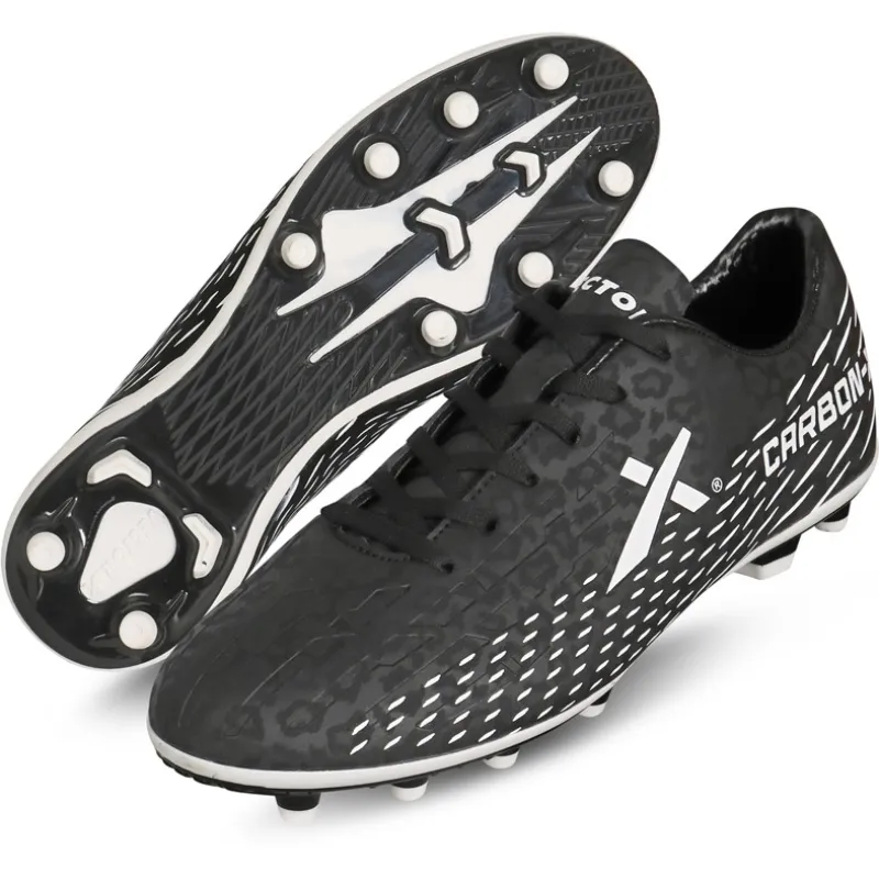 Vector X CarbonX Football Shoes For Men, White Black UK 10