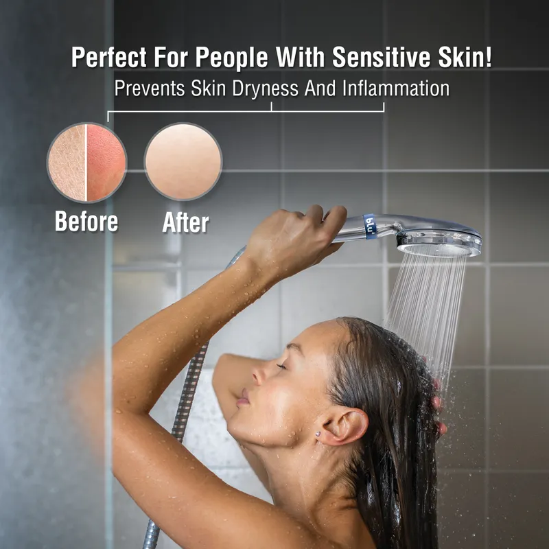 Blu Ionic Shower Filter - Skin & Haircare - Removes Chlorine & Harmful  Pollutants - Prevent Hair Loss & Moisturize Your Skin - Handheld - Chrome |  Wholesale | Tradeling
