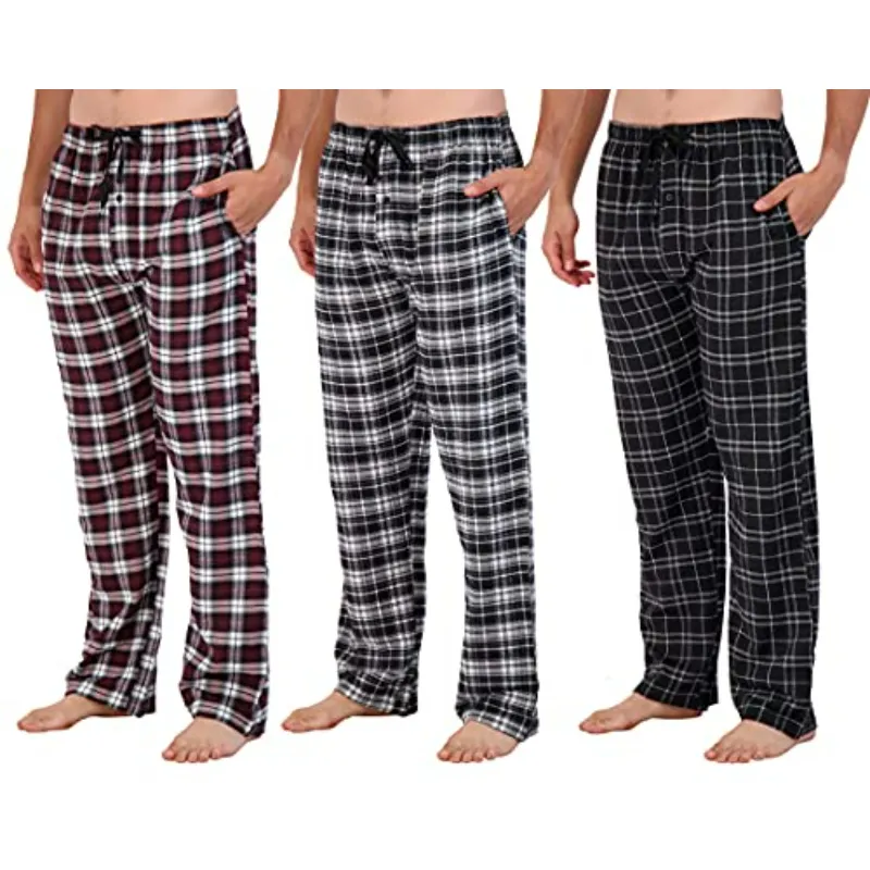 Mens Woven Night Wear Pyjamas Size S  2XL
