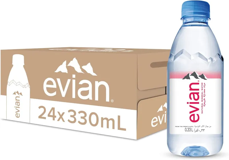 Evian Natural Mineral Water 330 ml x 24 Wholesale Tradeling