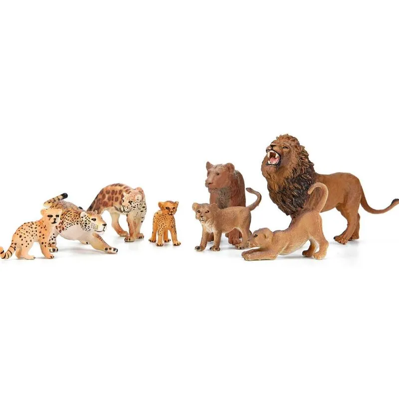 Safari Zoo Animals Figures Toys, 14 Piece Realistic Jungle Animal Figurines,  African Wild Plastic Animals with Lion, Elephant, Giraffe Educational  Learning Playset f | Wholesale | Tradeling