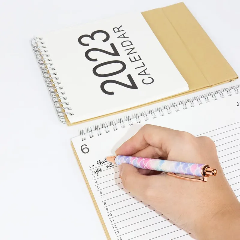 2023 Standing Desk Calendars Month Desktop Stand Up Calendar Wirebound