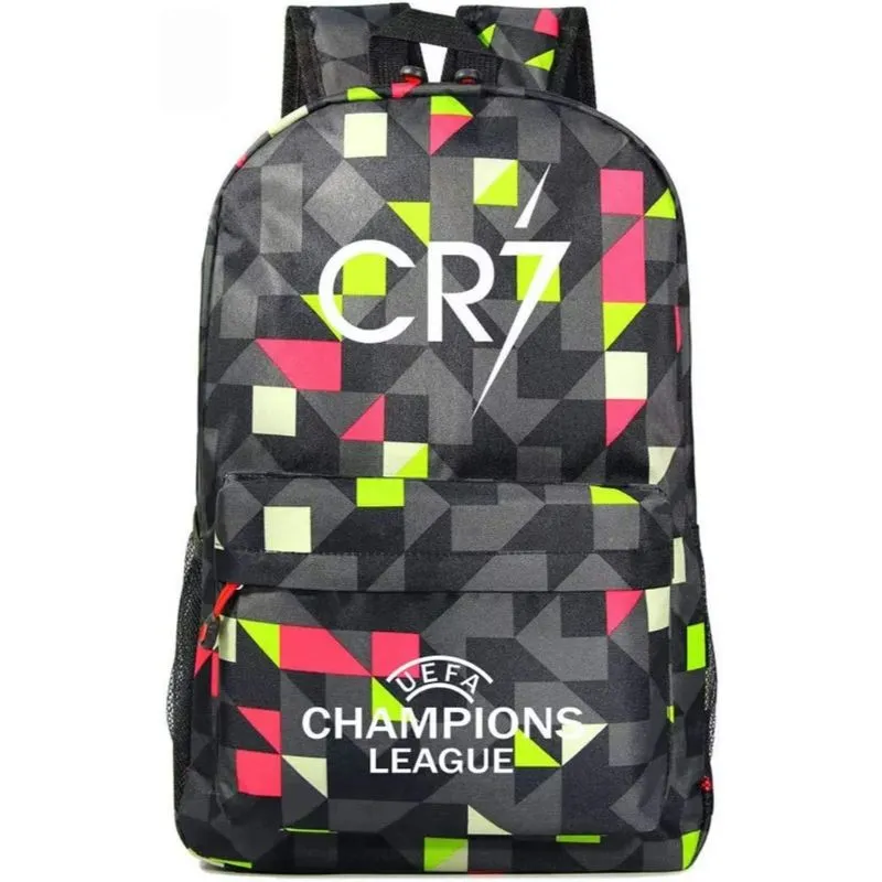 3 Pcs/set Cristiano Ronaldo Backpack Oxford Satchel Ins School Bag With  Pencil Bag Messenger Bag | Walmart Canada