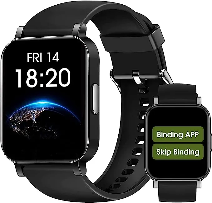 Eurans Smart Watch 41mm Full Touch Screen Black Wholesale Tradeling